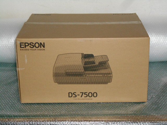  unused goods ( used treatment ) EPSON DS-7500 A4 document scanner ( Flat bed )