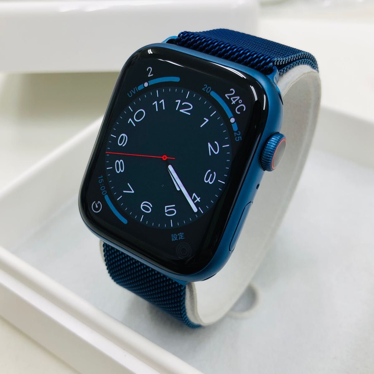 新品 apple watch series7 45mm ブルー セルラー｜PayPayフリマ