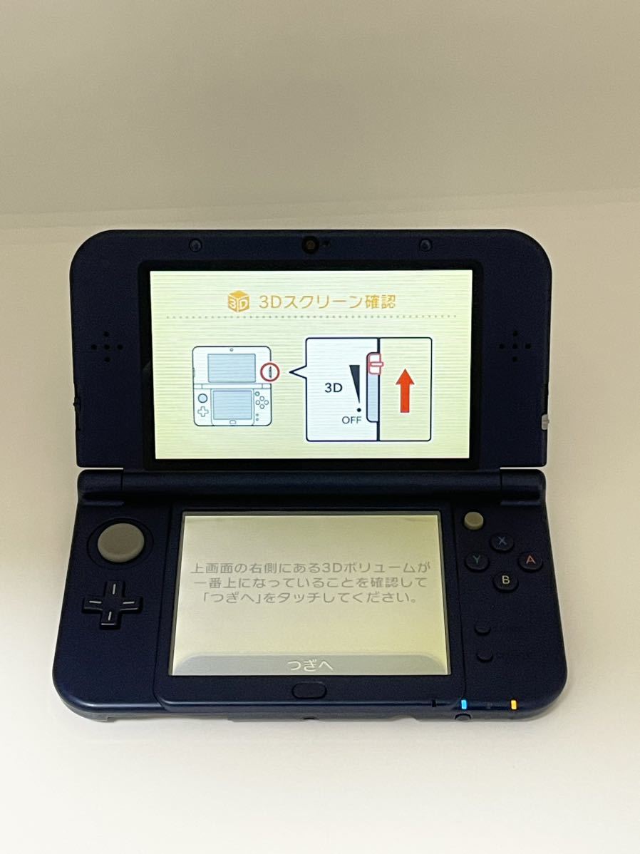 上画面ips液晶 Newニンテンドー3DS LL メタリックブルー 本体