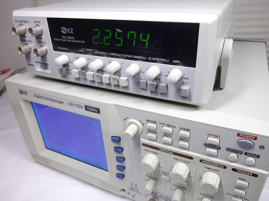 EZ デジタルファンクションジェネレーター FG-7002C & デジタル EZ デジタルファンクションジェネレーター FG-7002C & デジタル