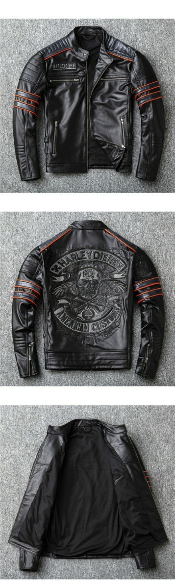 新品 HARLEYDIEREI 牛革レザー 本革 メンズ ライダース 新品 HARLEYDIEREI 牛革レザー 本革 メンズ ライダース