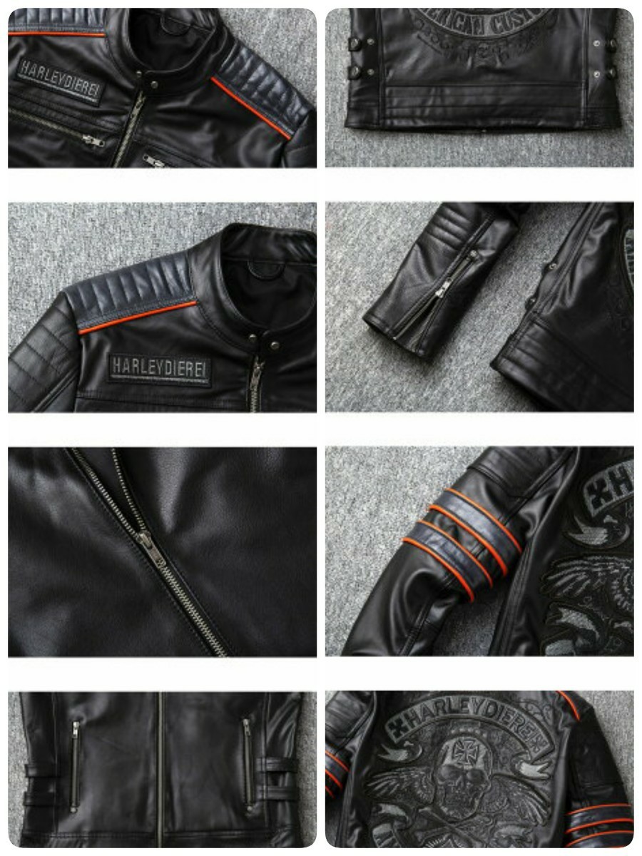 新品 HARLEYDIEREI 牛革レザー 本革 メンズ ライダース 新品 HARLEYDIEREI 牛革レザー 本革 メンズ ライダース