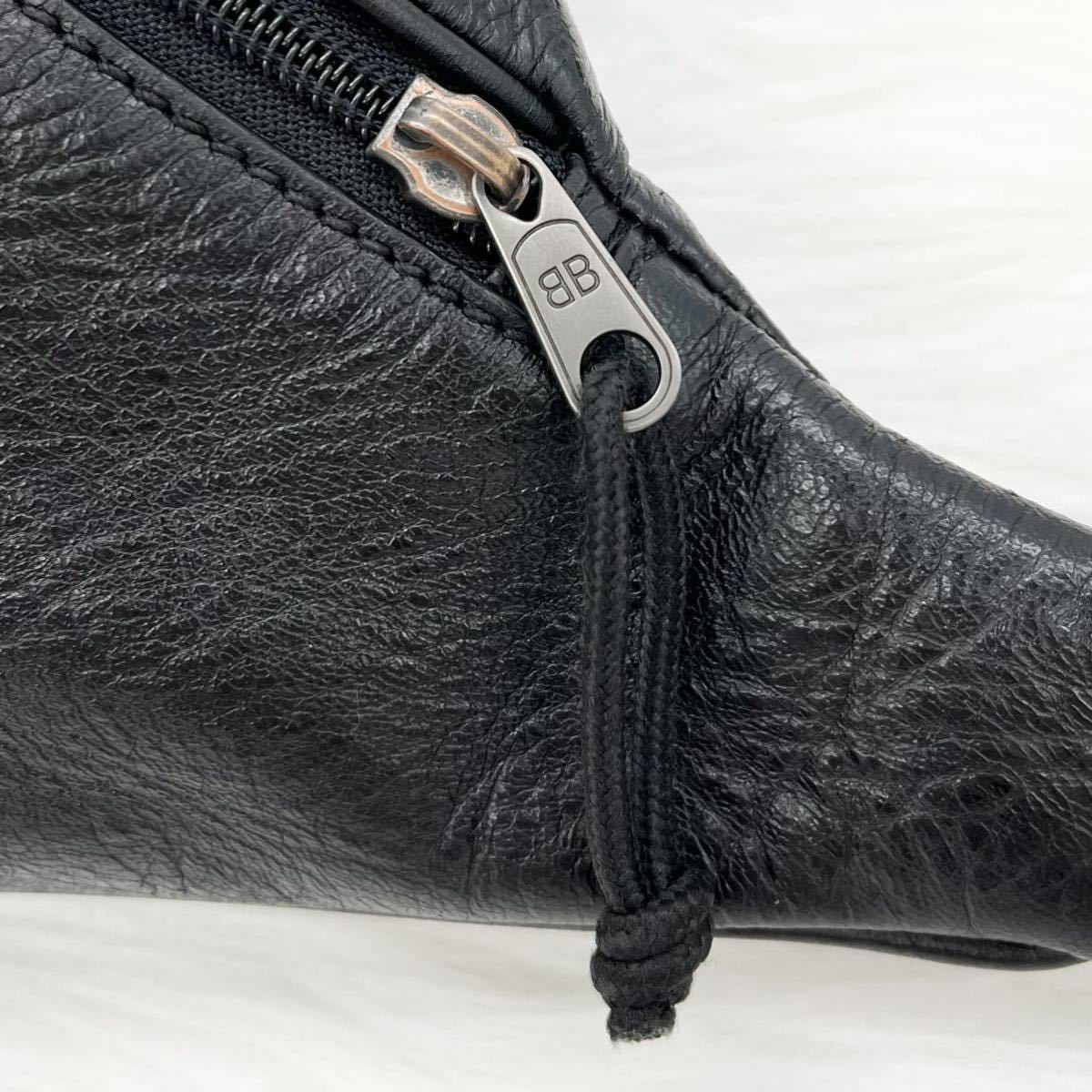 美品】 BALENCIAGA バレンシアガ ウエストポーチ ボディバッグ