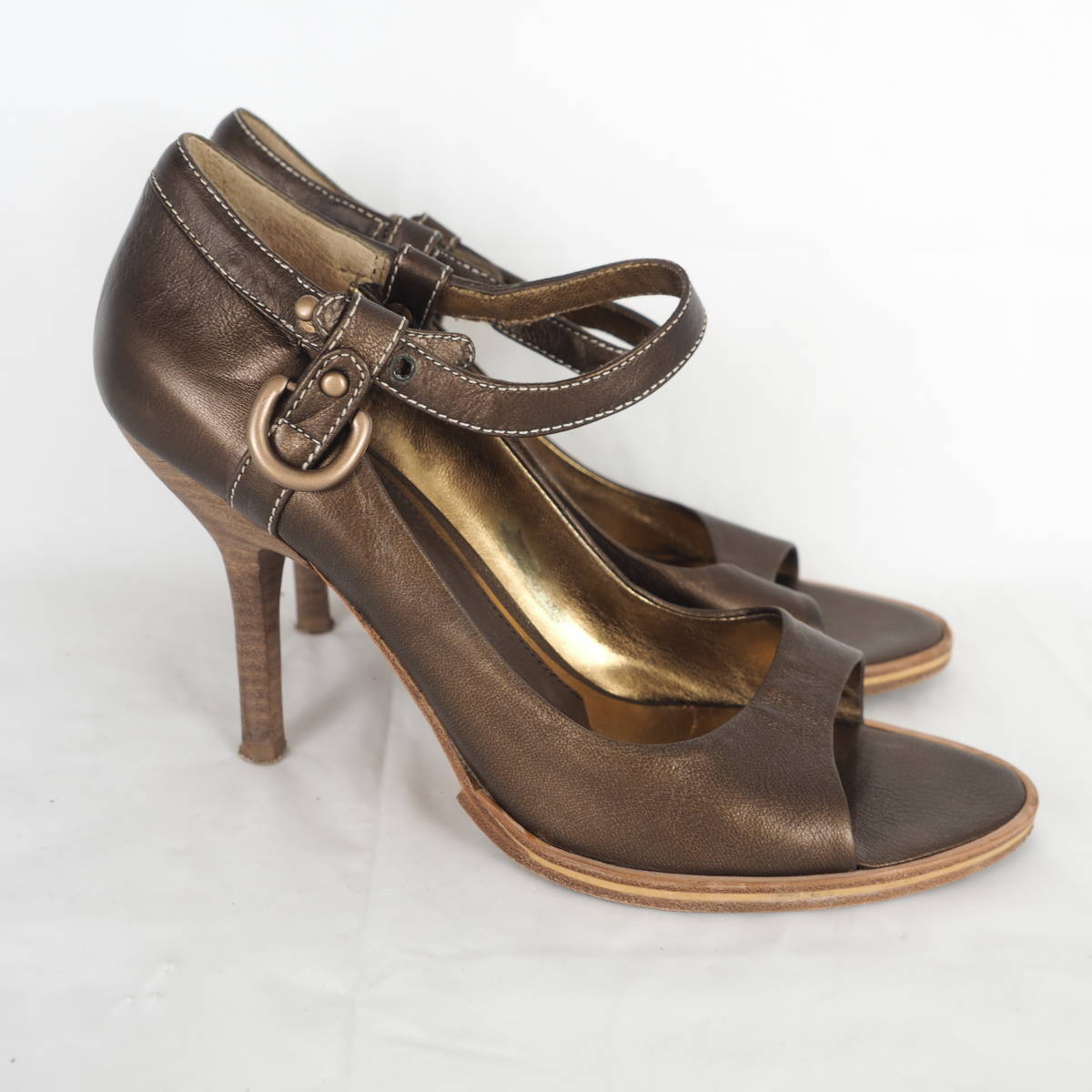 LK9385*NINE WEST STUDIO* Nine West * lady's pumps *6-23cm* tea 