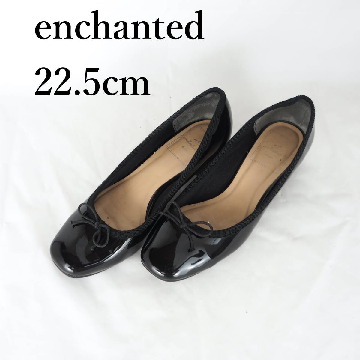 LK9812*enchanted*エンチャンテッド*レディースバレエシューズ*22.5cm*黒_画像1