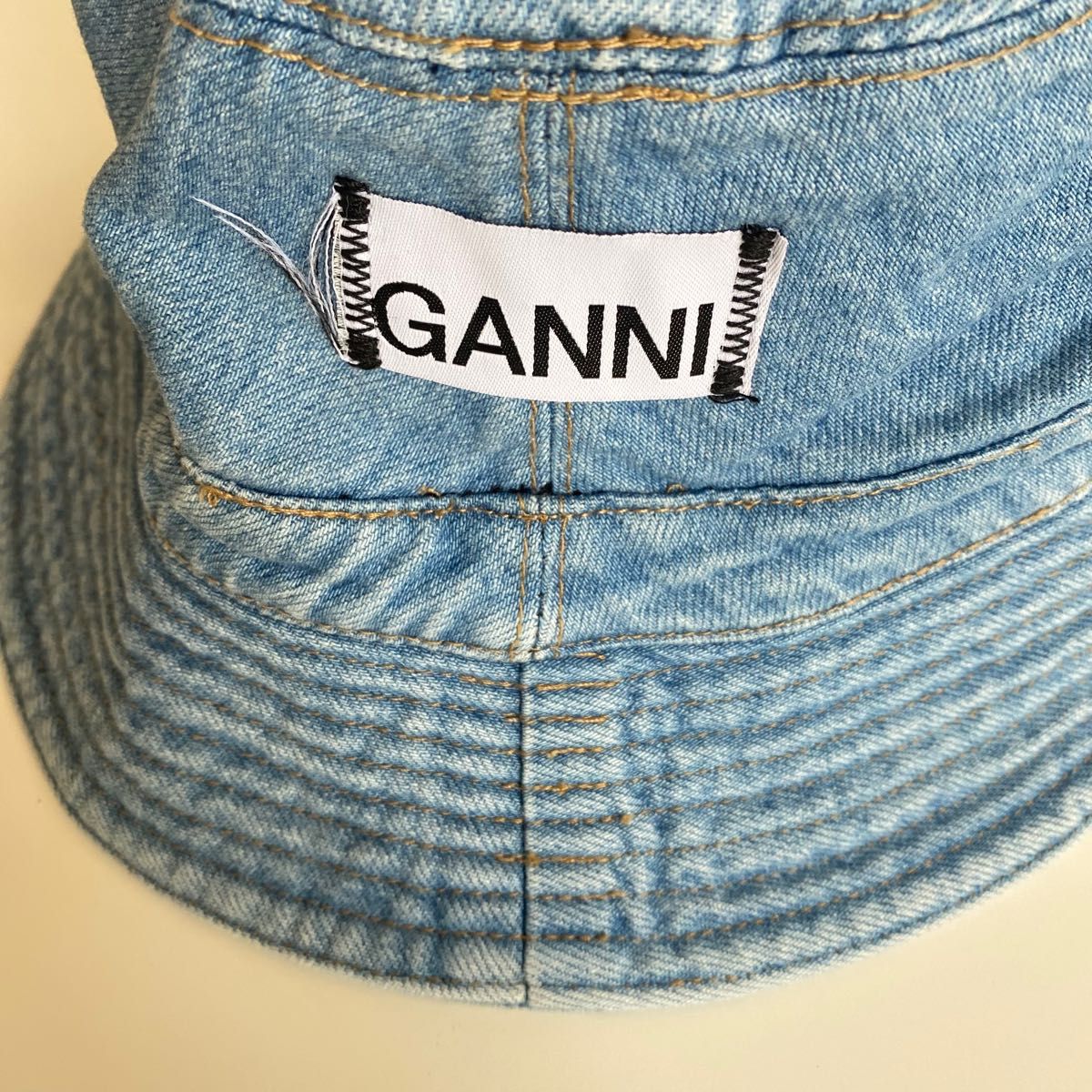 ganni デニム帽子/ハット　xs/s