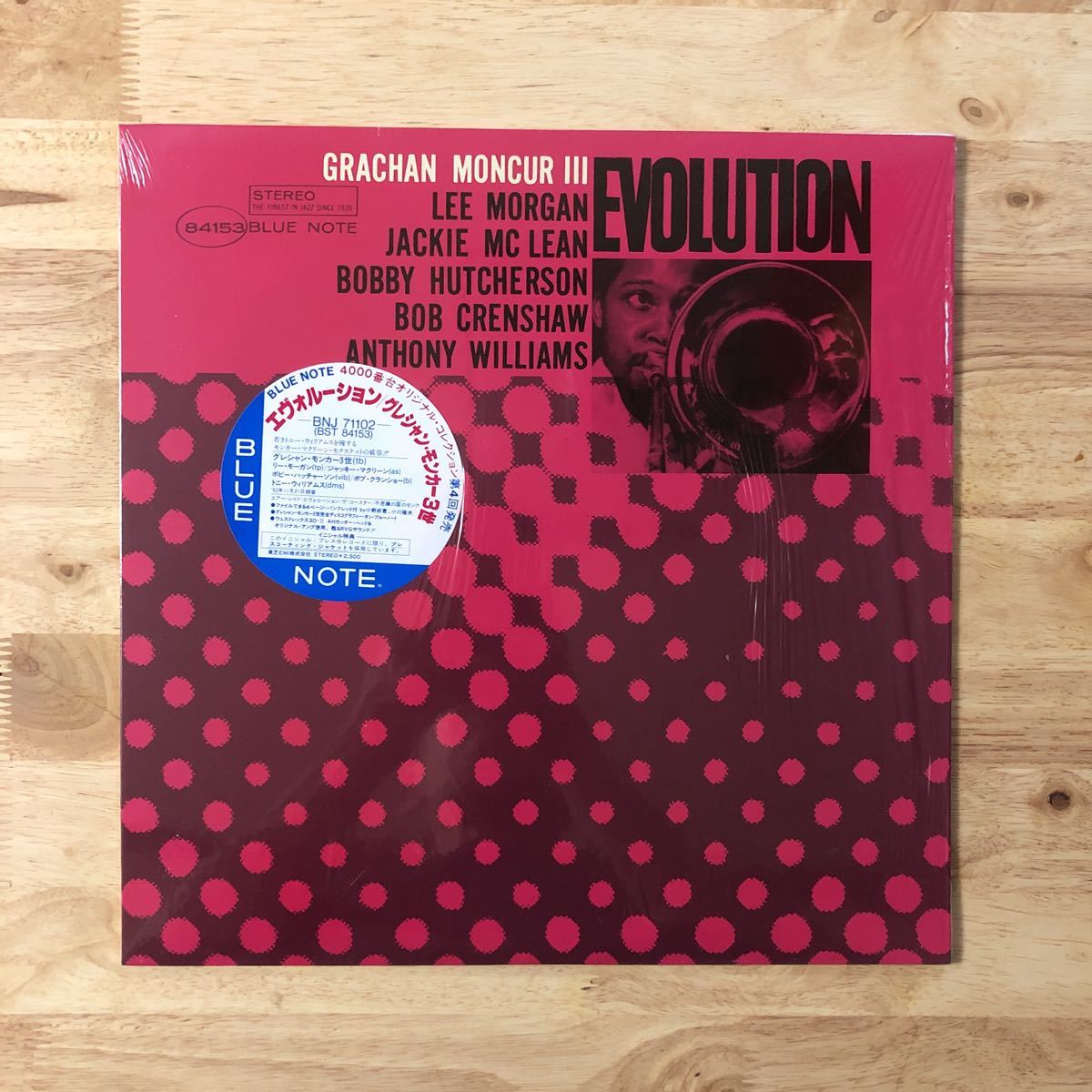 LP GRACHAN MONCUR Ⅲ グレシャン・モンカー/EVOLUTION[東芝盤:シュリンク/ステッカー:解説付:LEE MORGAN,JACKIE McLEAN,BOBBY HUTCHERSON]_画像1