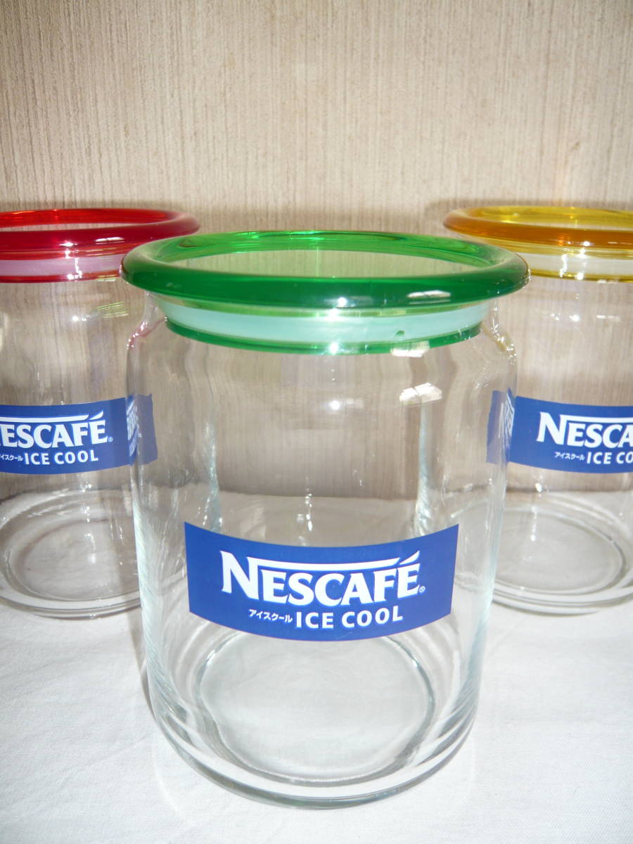 コーヒーNESCAFE（ネスカフェ）　保存容器（キャニスター）　４色４個　_画像4