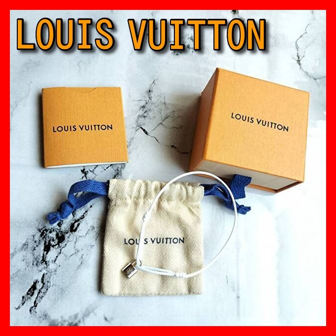 【1品限り】 LOUIS VUITTON ルイヴィトン ブレスレット ブラスレ ロックイット スターリングシルバー 925 ホワイト Q95834 #B2