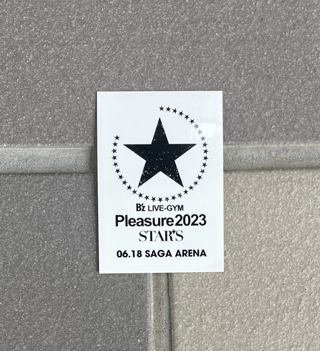 即決! B'z LIVE-GYM Pleasure 2023 “STARS” ☆ 非売品 会場限定 ツアー