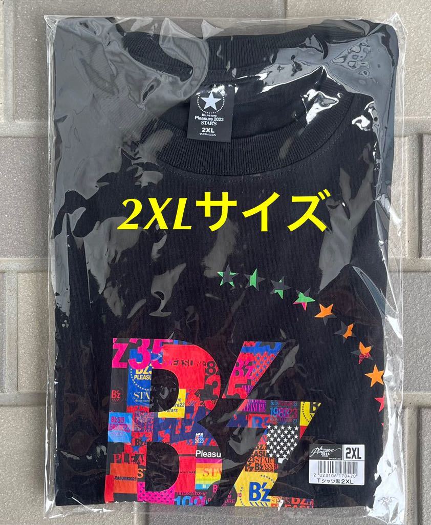 即決! B'z LIVE-GYM Pleasure 2023 “STARS” ☆ STARS Tシャツ ブラック