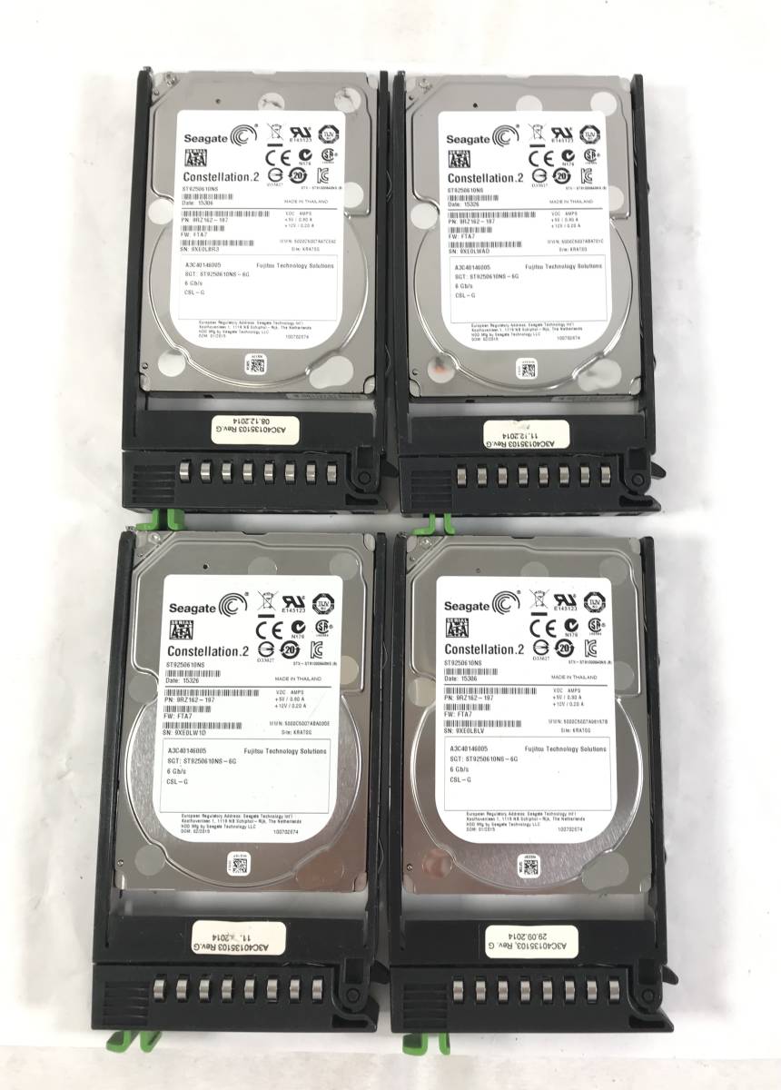 S5061531 Seagate SATA 250GB HDD 2.5インチ 4点 厚み14ｍｍ 【中古動作品】_見本