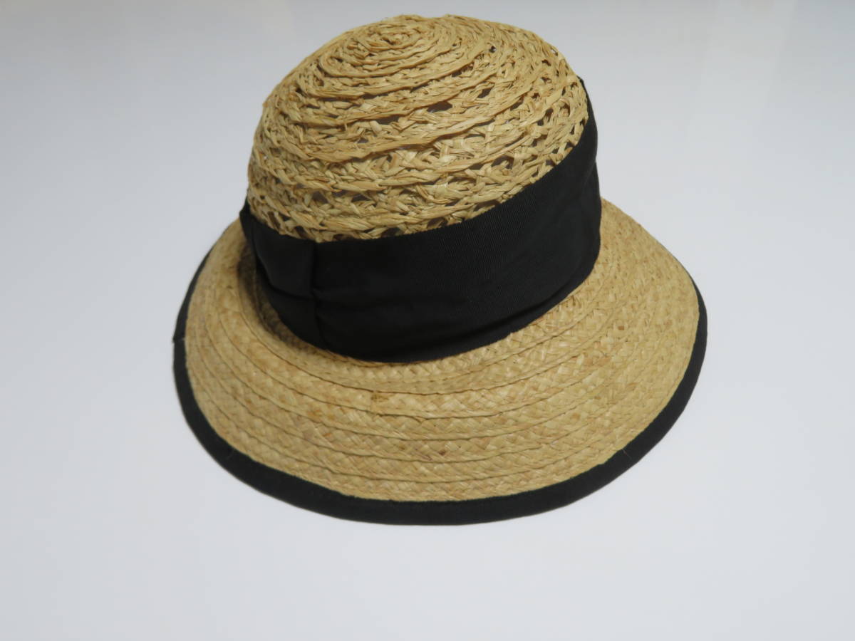 日本製 バラ色の帽子 ラフィア100% made in japan お洒落なデザイン メンズ レディース スポーツキャップ ハット 1個_画像2