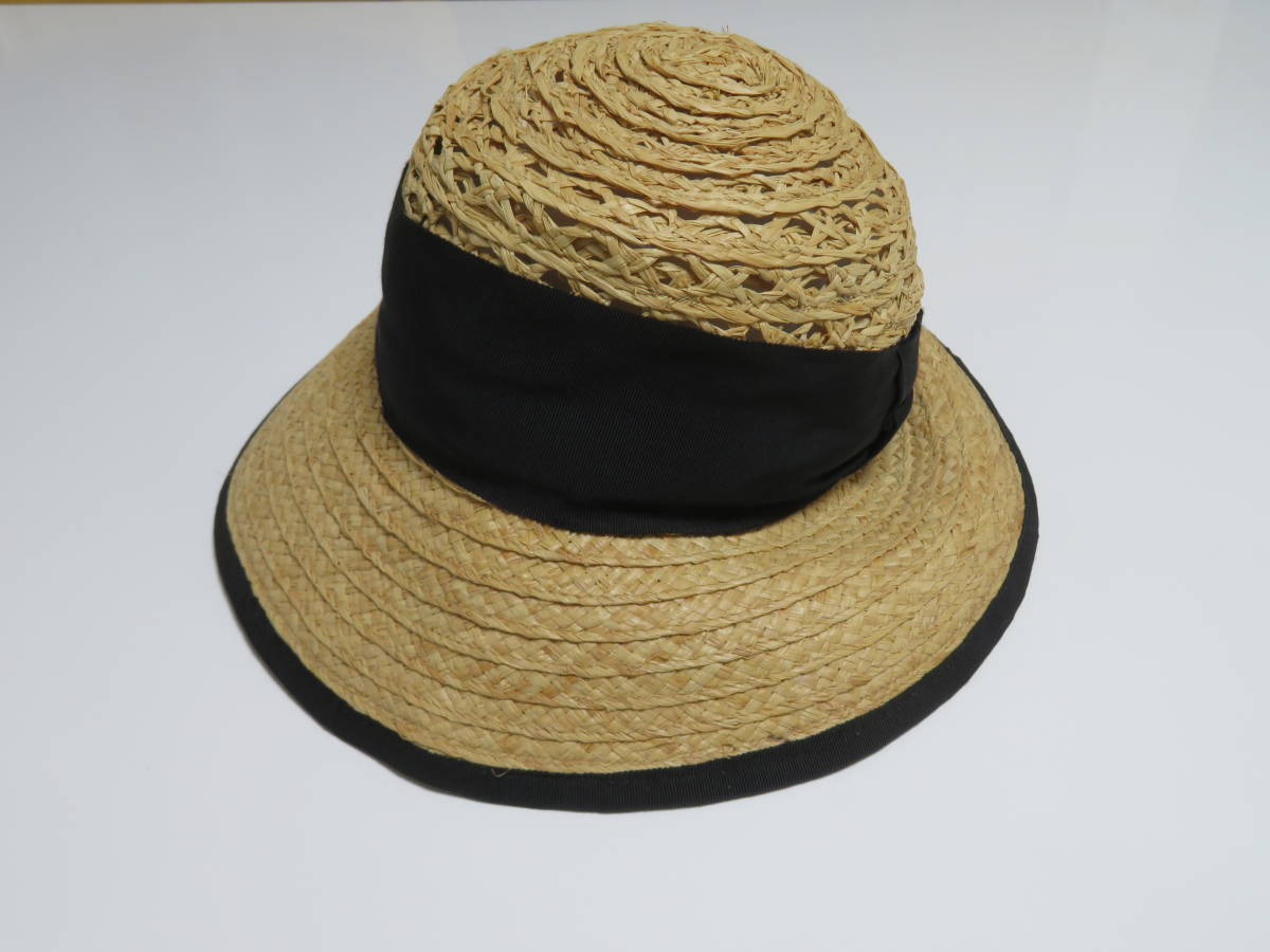 日本製 バラ色の帽子 ラフィア100% made in japan お洒落なデザイン メンズ レディース スポーツキャップ ハット 1個_画像4