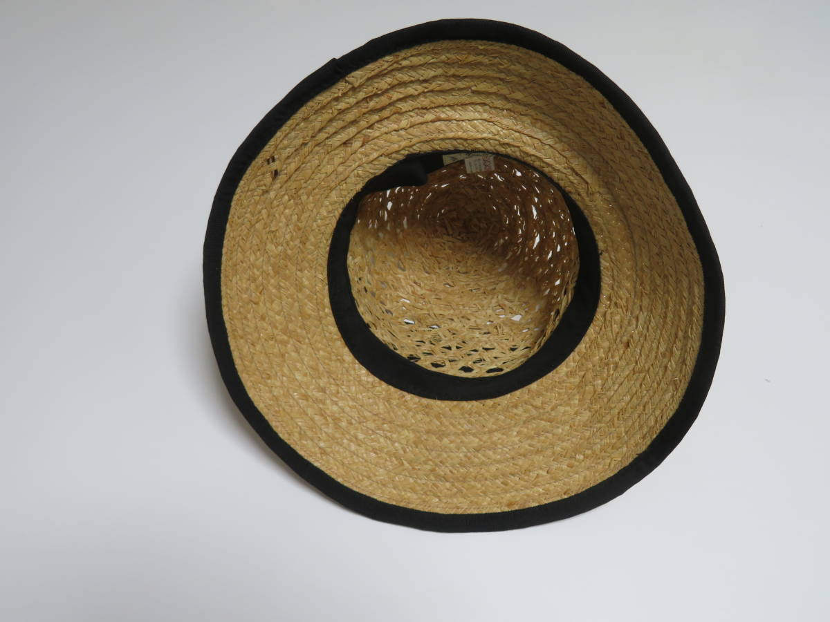 日本製 バラ色の帽子 ラフィア100% made in japan お洒落なデザイン メンズ レディース スポーツキャップ ハット 1個_画像6