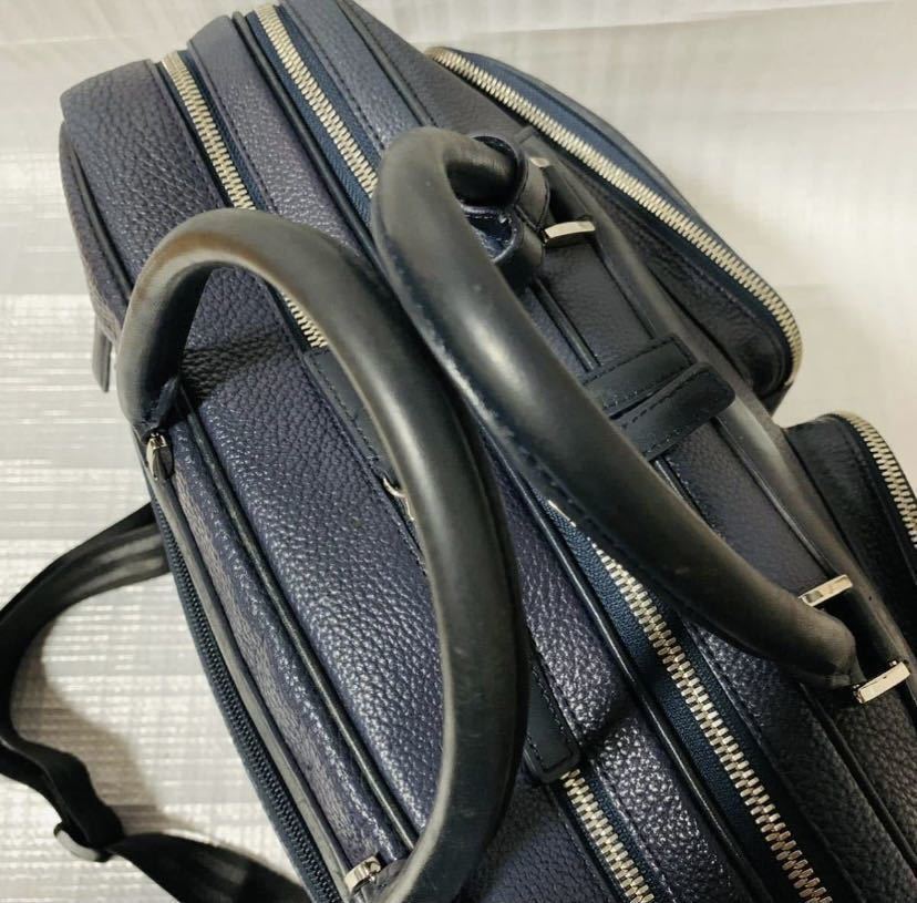ご注文で当日配送 チマブエ CIMABUE シボ革 2way ブリーフケース 黒