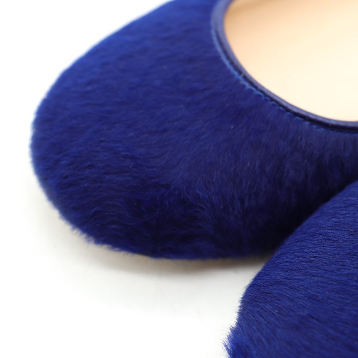  fabio rusko-ni туфли-лодочки - lako раунд tu натуральная кожа сделано в Италии плоская обувь обувь женский 37 размер голубой FABIO RUSCONI