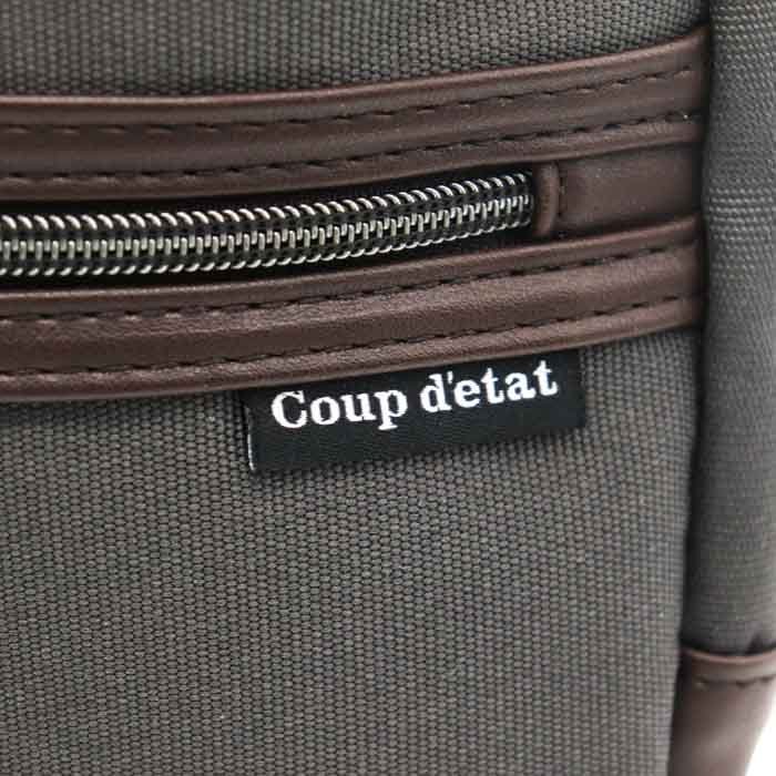 クーデター ボディバッグ ワンショルダーバッグ 斜め掛け 鞄 カバン メンズ グレー Coup d'etat_画像3