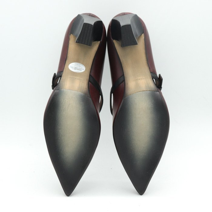 ... Work ...  ремень ... ... каблук   натуральная кожа  кожа   сделано в Японии   обувь    обувь   женский  26cm размер    вино   красный  RABOKIGOSHI