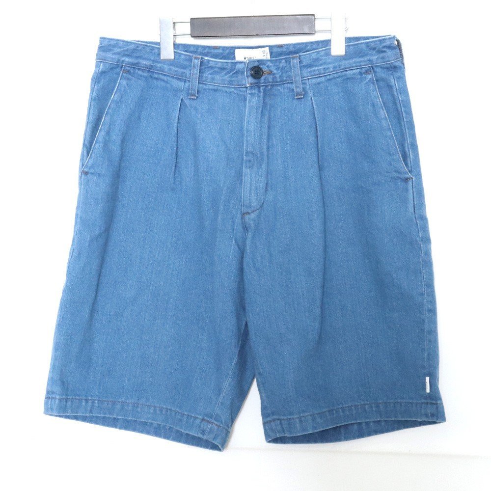 WTAPS 21SS TUCK SHORTS COTTON DENIM デニムショートパンツ