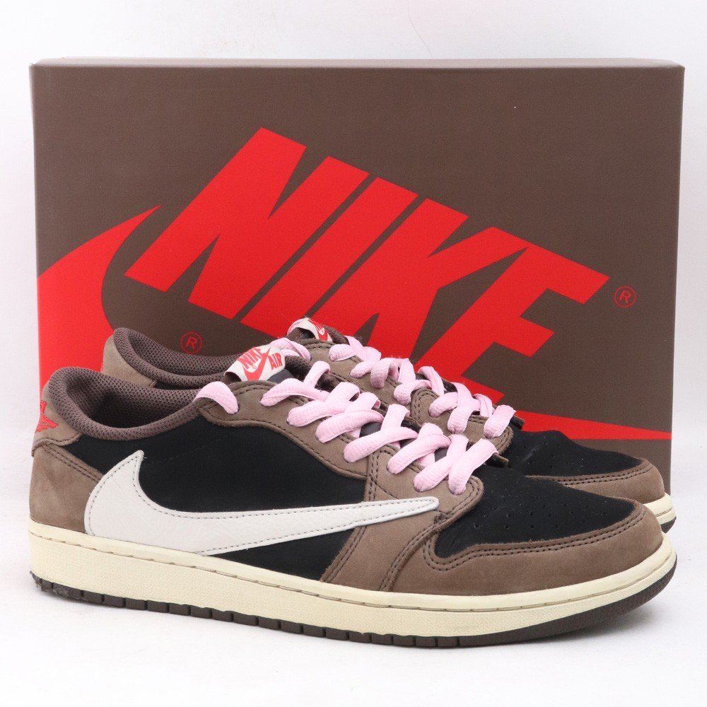 27cm NIKE × TRAVIS SCOTT AIR JORDAN 1 LOW Dark Mocha CQ4277-00