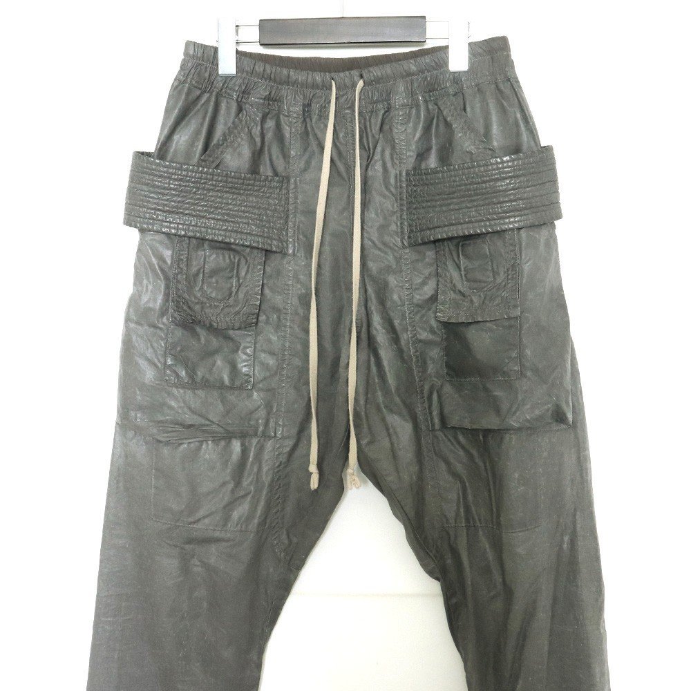 RICK OWENS DRKSHDW 15SS クリーチカーゴパンツ グレー XSサイズ DU15S9376-WP リックオウエンスダークシャドウ Cargo Pants_画像3