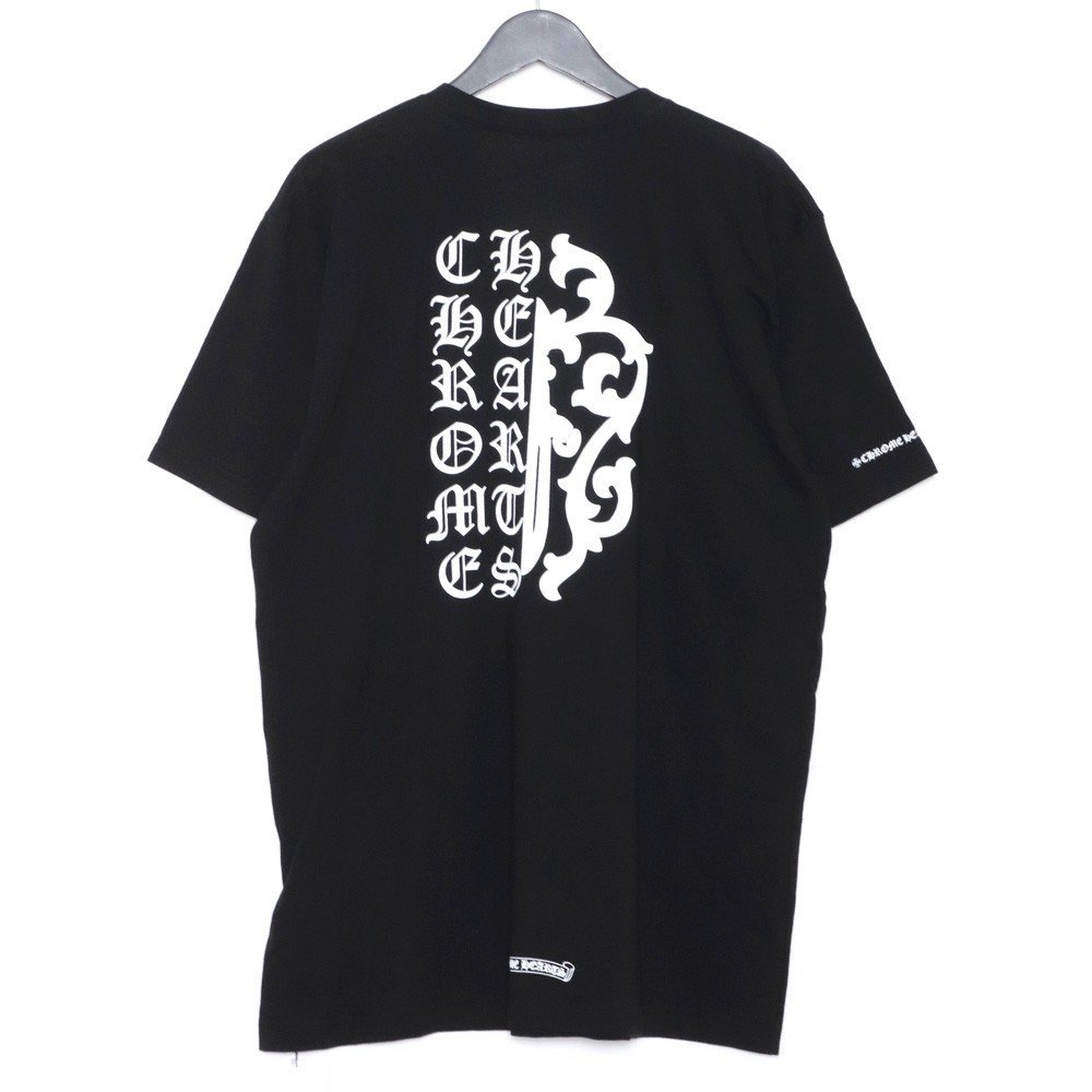 未使用 CHROME HEARTS ダガー&ロゴバックプリントTシャツ XLサイズ