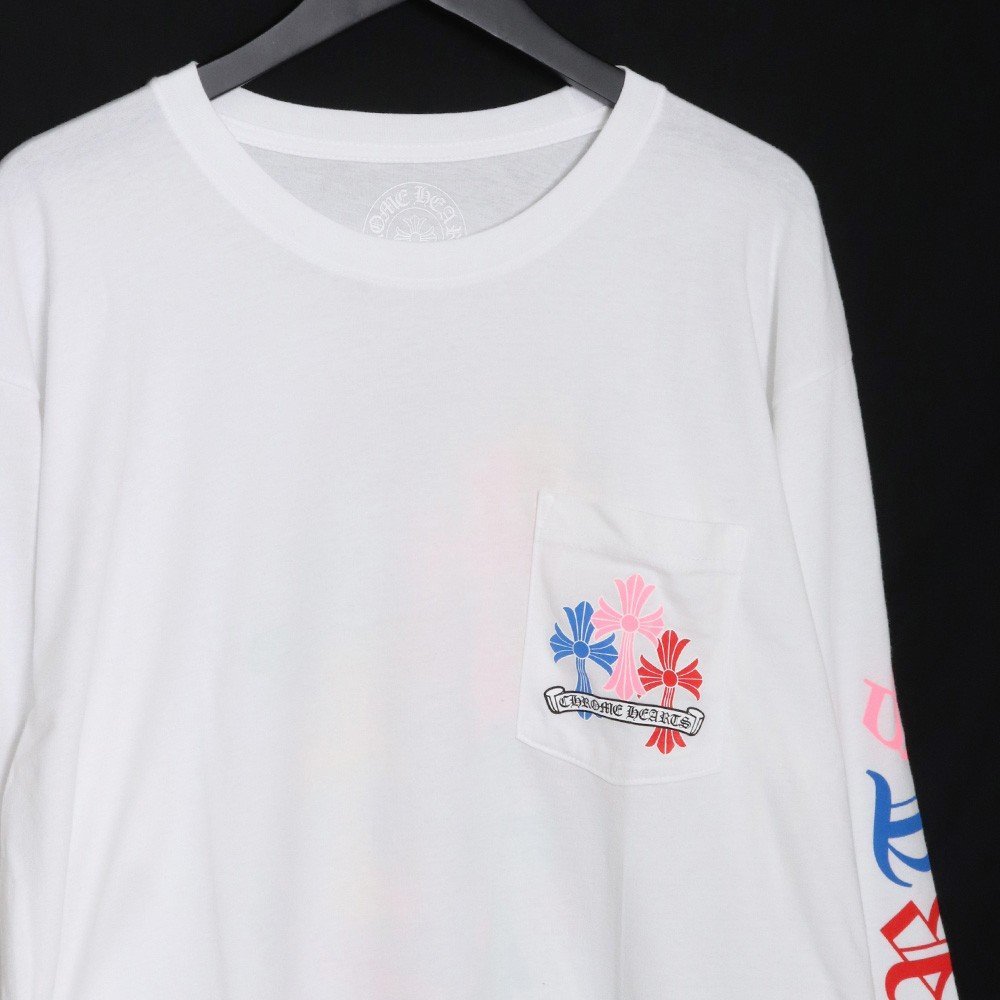 未使用 CHROME HEARTS マルチカラークロスセメンタリーTシャツ XL