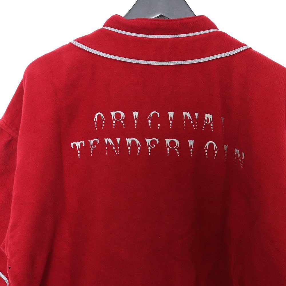 TENDERLOIN 21SS BASEBALL SHT ベースボールシャツ レッド Mサイズ テンダーロイン 半袖シャツ_画像7