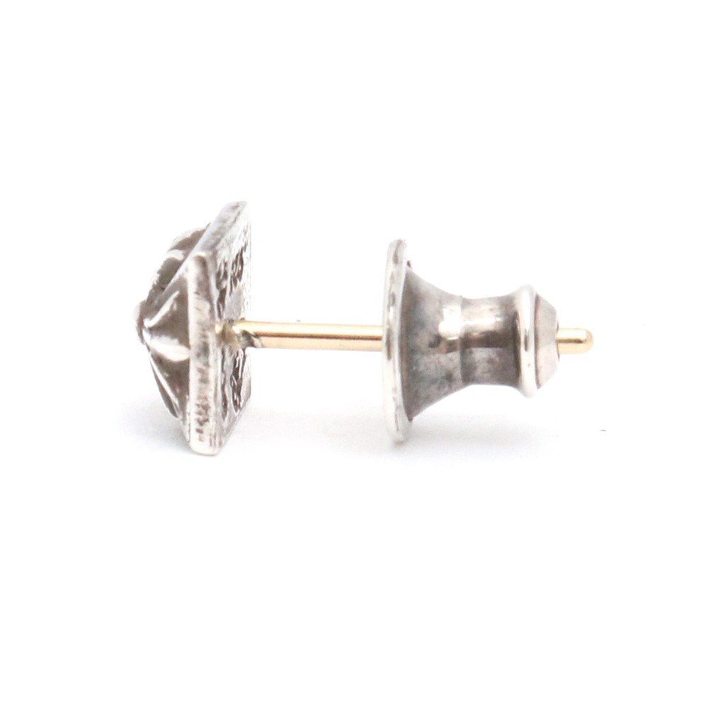 CHROME HEARTS STUD PYRAMID PLS EARRING シルバー クロムハーツ ピラミッド スタッド プラス ピアス イヤリング_画像3