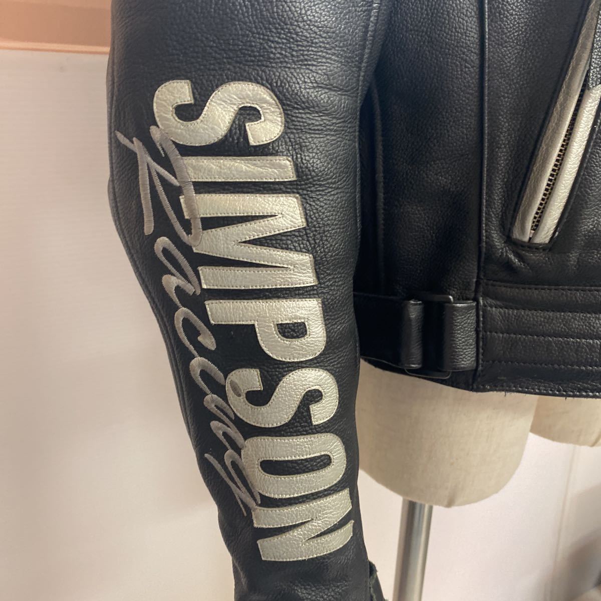 SIMPSON シンプソン 牛革 ライダースジャケット サイズ L