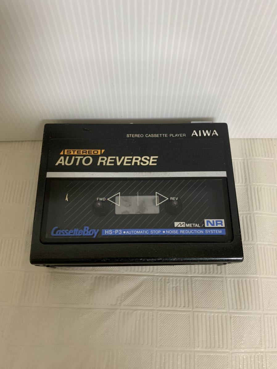 年末のプロモーション Cassette AIWA Boy 動作不動/金属錆劣化等経年