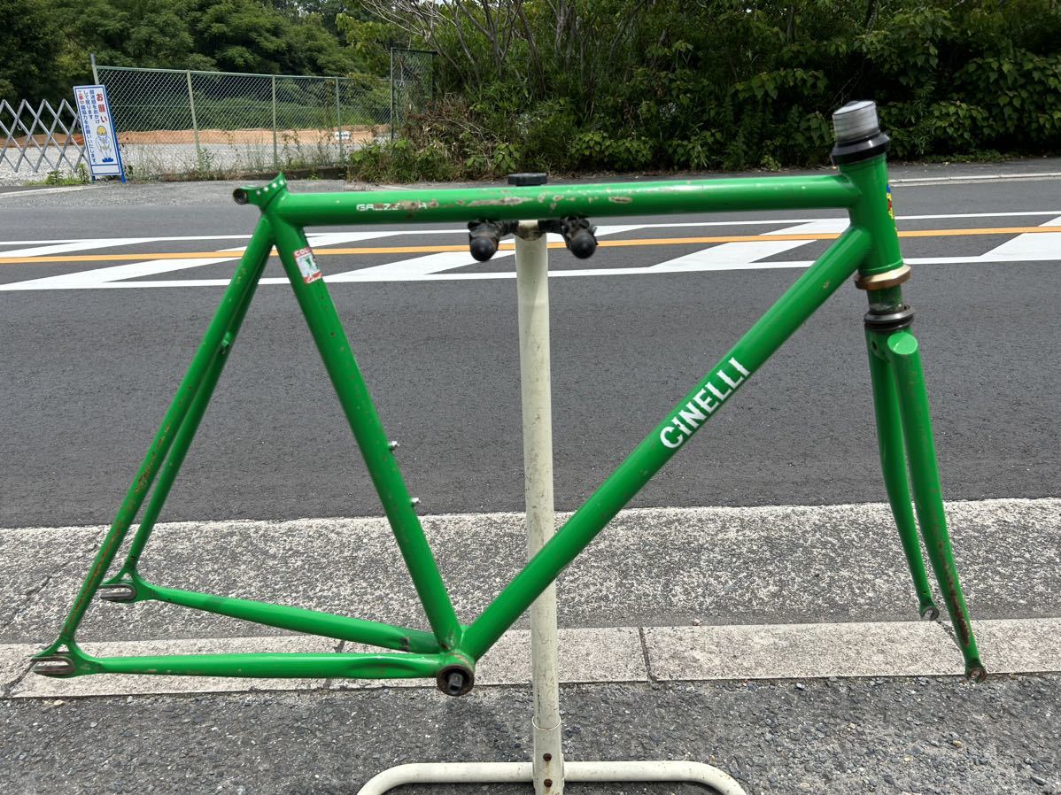 ○オールドチネリ ピスト ガゼッタ コロンバス クロモリ CINELLI GAZZETTA COLUMBUS ビンテージ 中古  現状品G117(トラックレーサー、ピスト)｜売買されたオークション情報、ヤフオク! の商品情報をアーカイブ公開