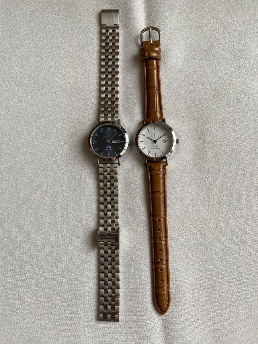 アマルフィディア レディース 2本セット 腕時計 未使用 カレンダー付き  展示処分品 