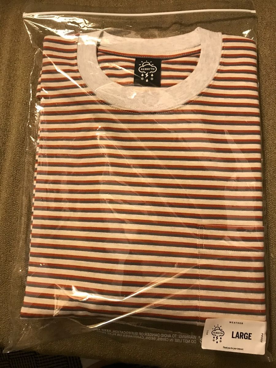 alwayth border pocket tee EXE ボーダーTシャツ BORDER Tee