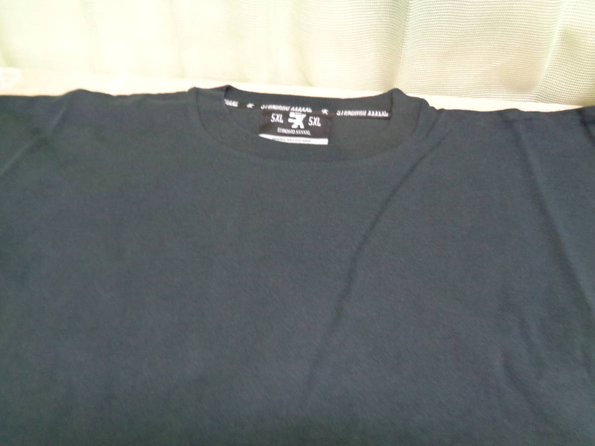 メンズ　超ビックTシャツ　イエロー/ブラック　5XL　2枚セット　在庫品