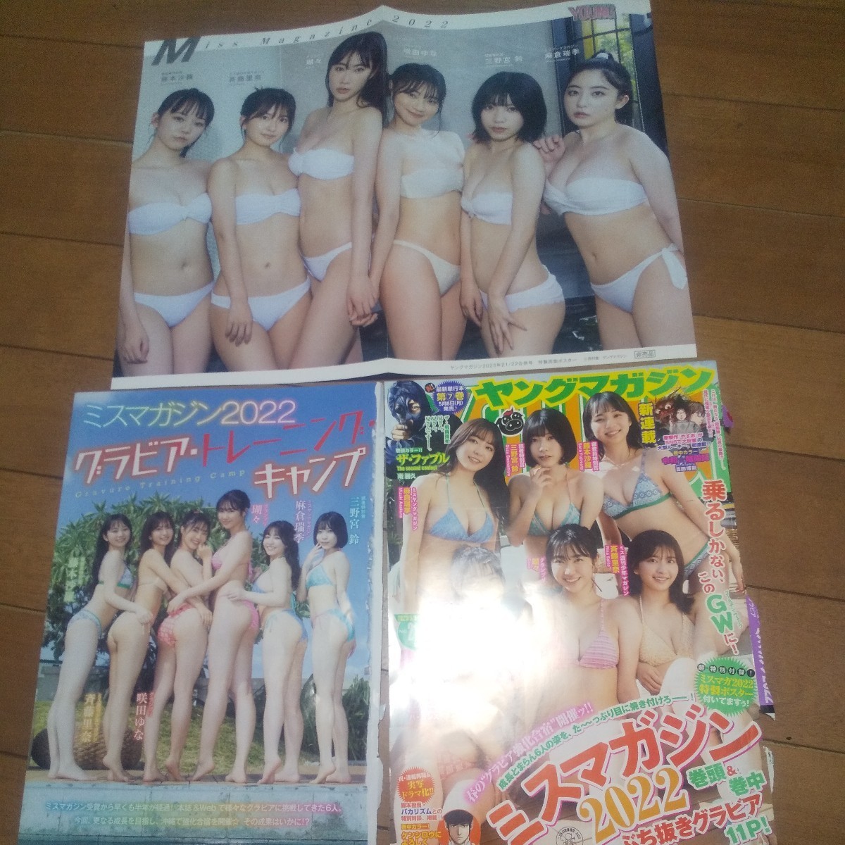 【雑誌切り抜き】 週刊ヤングマガジン ミスマガジン2022 12P＋雑誌綴じ込みピンナップポスター_画像1