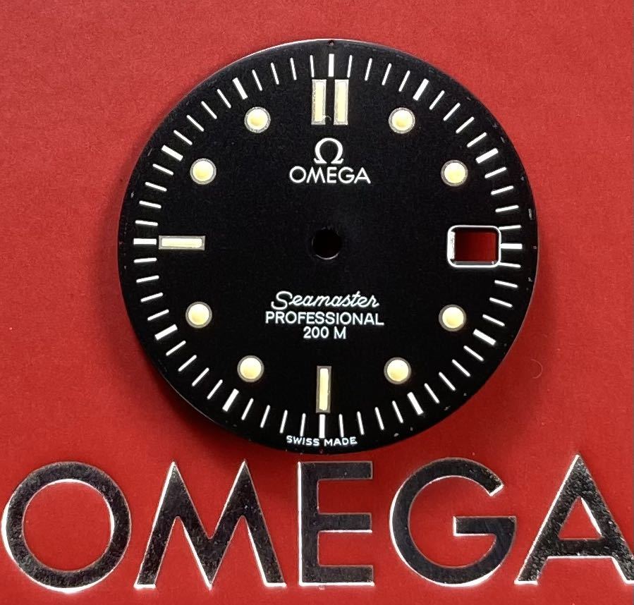 純正品 文字盤 オメガシーマスター 200 クオーツ プレボンド OMEGA SEAMASTER quartz QZ dial pre bond ボーイズ boys ミドルサイズ middle_画像1