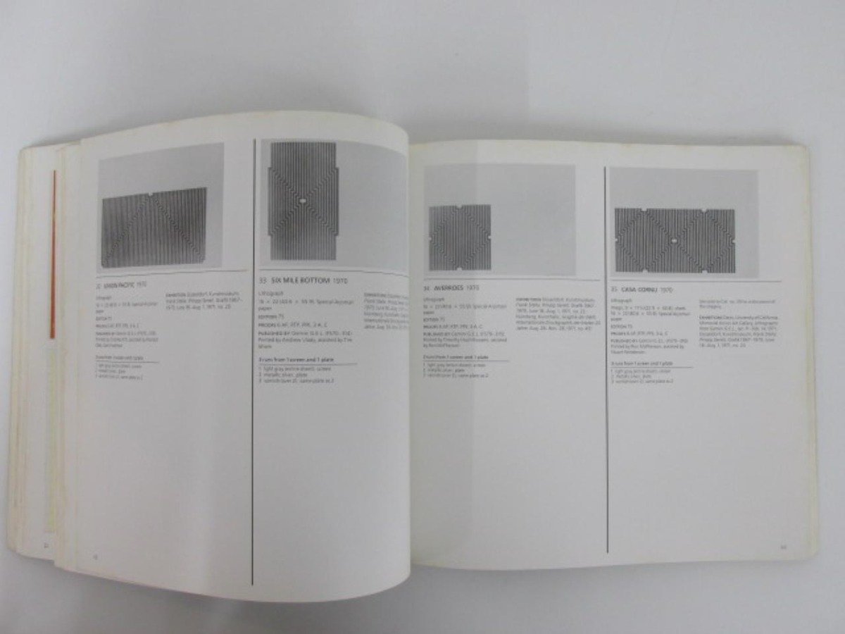 ▼　【洋書 The Prints of Frank Stella A Catalogue Raisonne 1967-1982 フランク・ステラ 版画…】141-02305_画像5