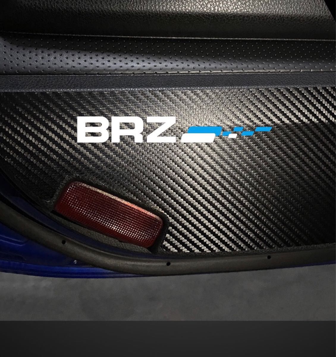 スバル BRZ ZC6 ドアキックマット キックガード キズ防止【E90】