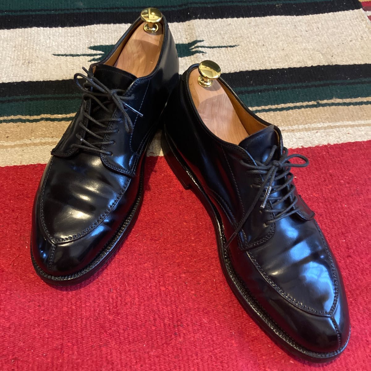 値下げ 美品 オールデン Alden コードバン vチップ ブラック 8E 値下げ 美品 オールデン Alden コードバン vチップ ブラック 8E