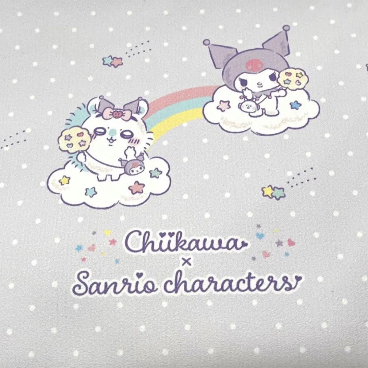 Chiikawa ちいかわ × Sanrio サンリオキャラクターズ コラボ クロミ モモンガ フラットポーチ