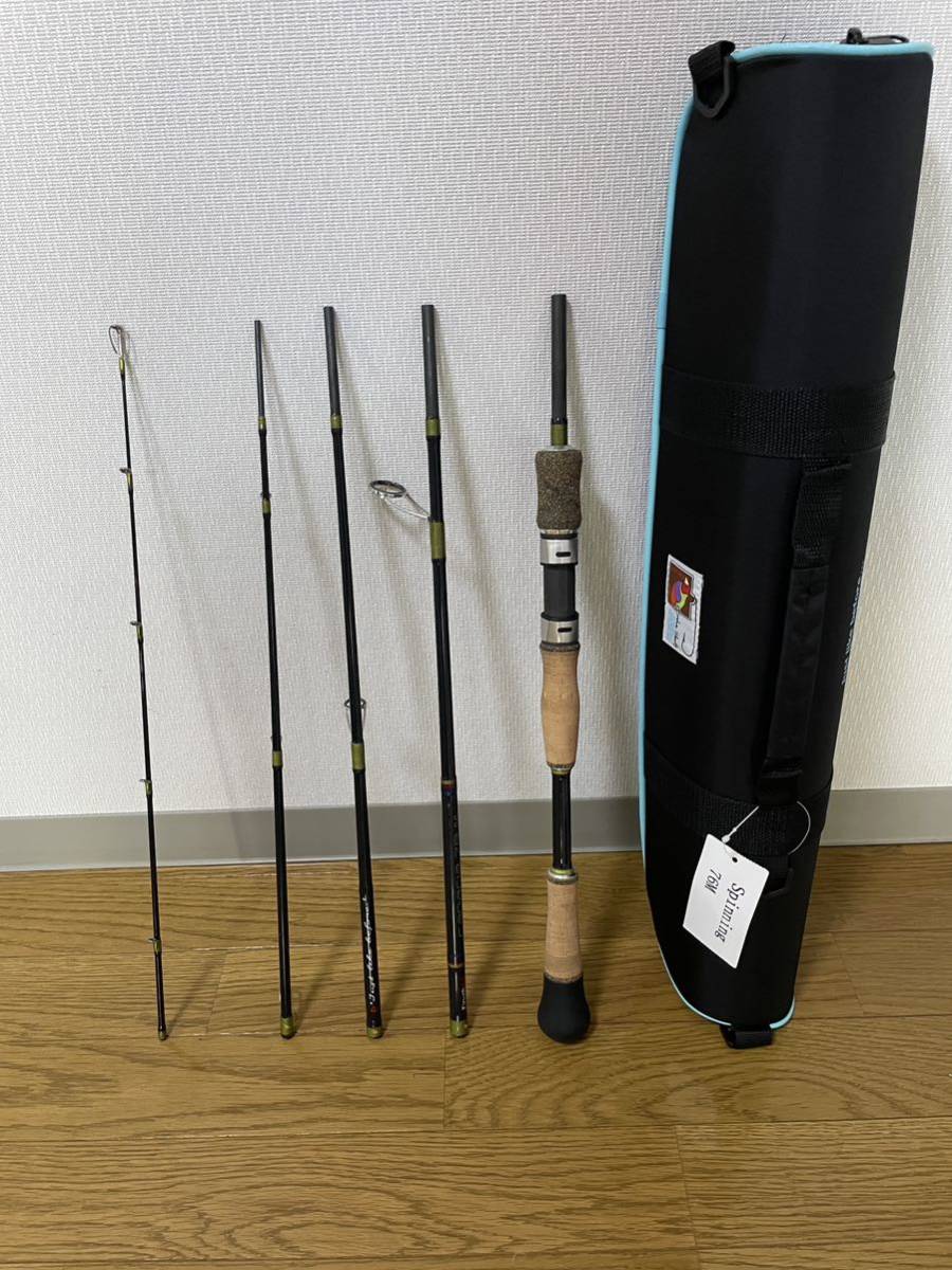 超美品】Fin-ch canaria 76M フィンチ カナリア パックロッド