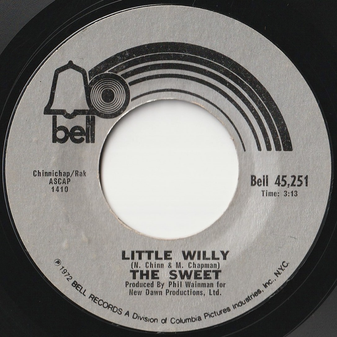 Sweet Little Willy / Man From Mecca Bell US Bell 45,251 202607 ROCK POP ロック ポップ レコード 7インチ 45_画像1