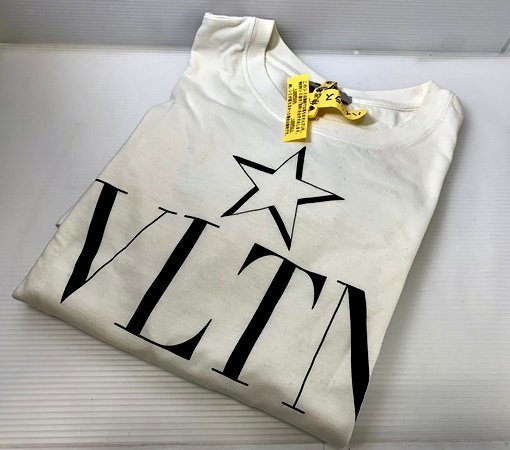 使い勝手の良い VALENTINO 半袖Tシャツ ホワイト ロゴ スター 表記 M