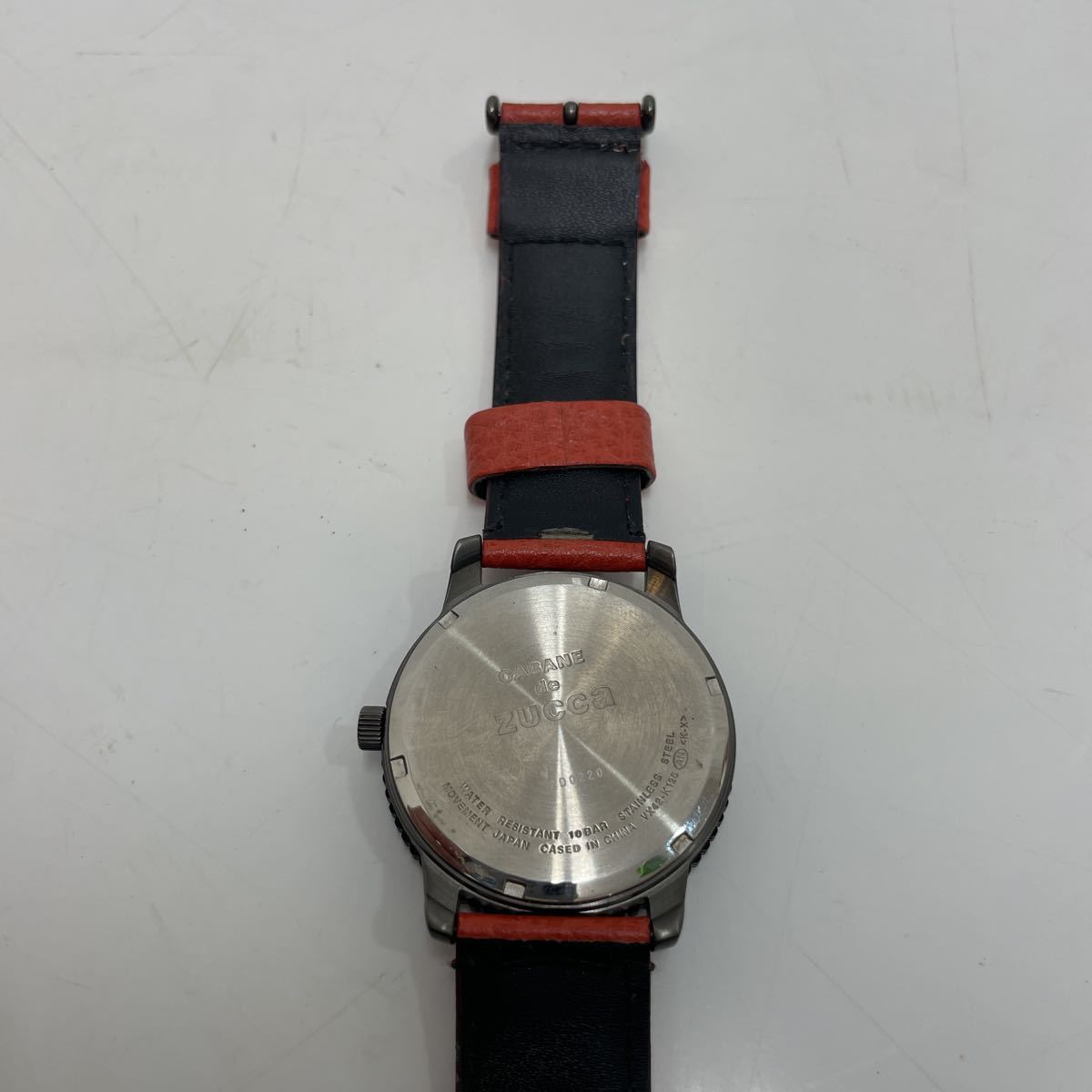 【稼働品】CABANE de ZUCCa カバンドズッカ クォーツ 腕時計 VX41-K120 黒文字盤 クロノグラフ メンズ_画像8
