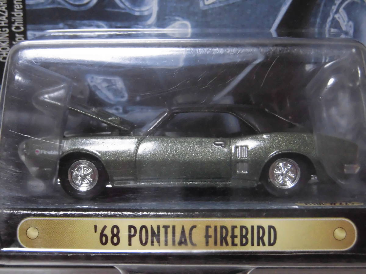 *RACING CHAMPIONS производства \'1968 PONTIAC FIREBIRD:\'1968 Pontiac * Firebird (meta зеленый / матовый черный ) распроданный редкий * нераспечатанный товар!