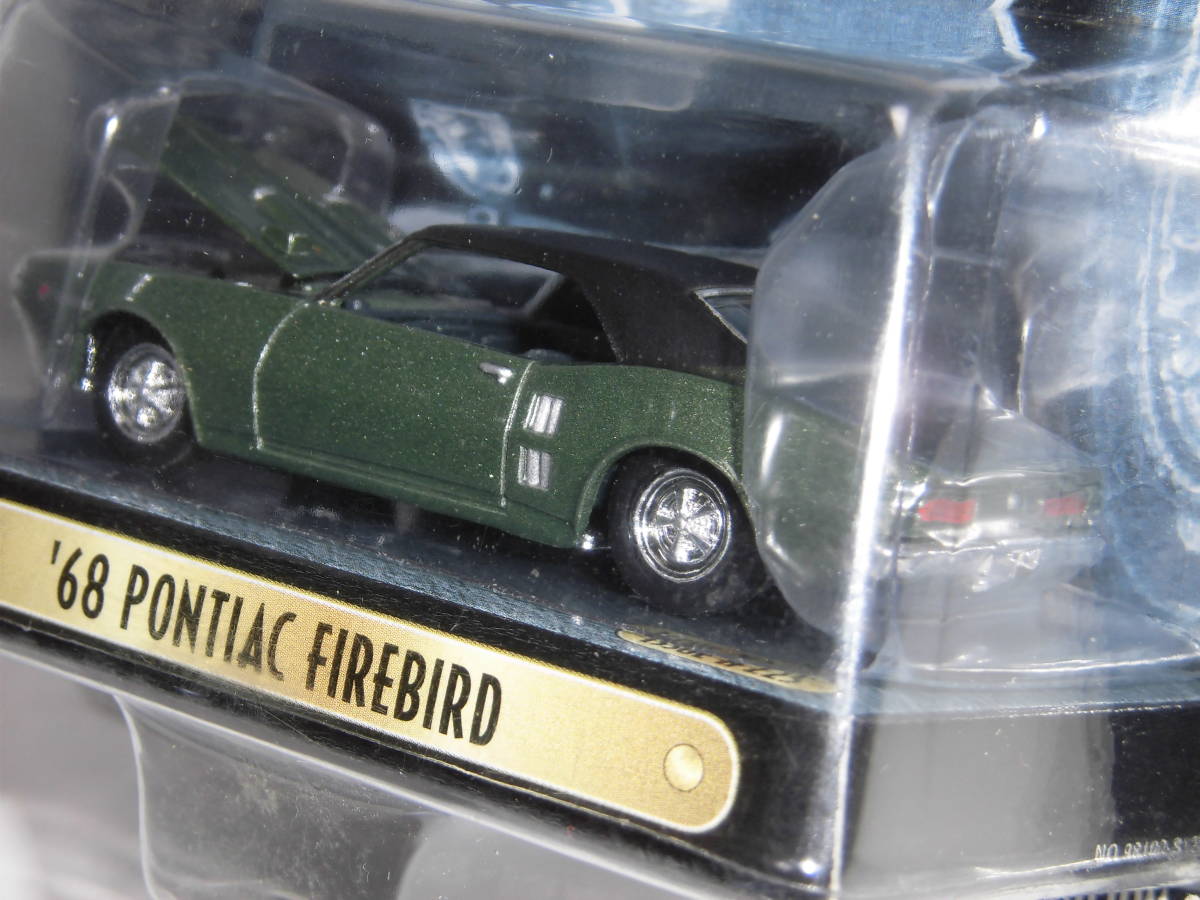 *RACING CHAMPIONS производства \'1968 PONTIAC FIREBIRD:\'1968 Pontiac * Firebird (meta зеленый / матовый черный ) распроданный редкий * нераспечатанный товар!
