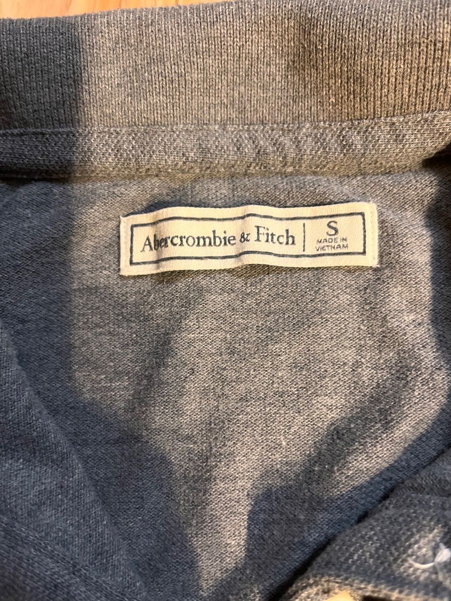 Abercrombie&Fitch レディース 半袖 ポロシャツ Sサイズ　グレー