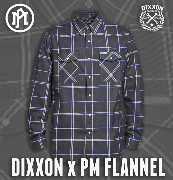 ラスト1着！DIXXON x PM ディクソン Performance Machine パフォーマンスマシン コラボモデル Limited Edition Flannel ネルシャツ Lサイズ_画像1